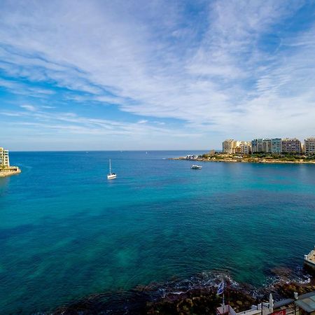 Spinola Bay Top Floor Seafront 3 Bedroom Apartment With Panoramic Sea Views - By Getawaysmalta Saint Julian's Exterior foto
