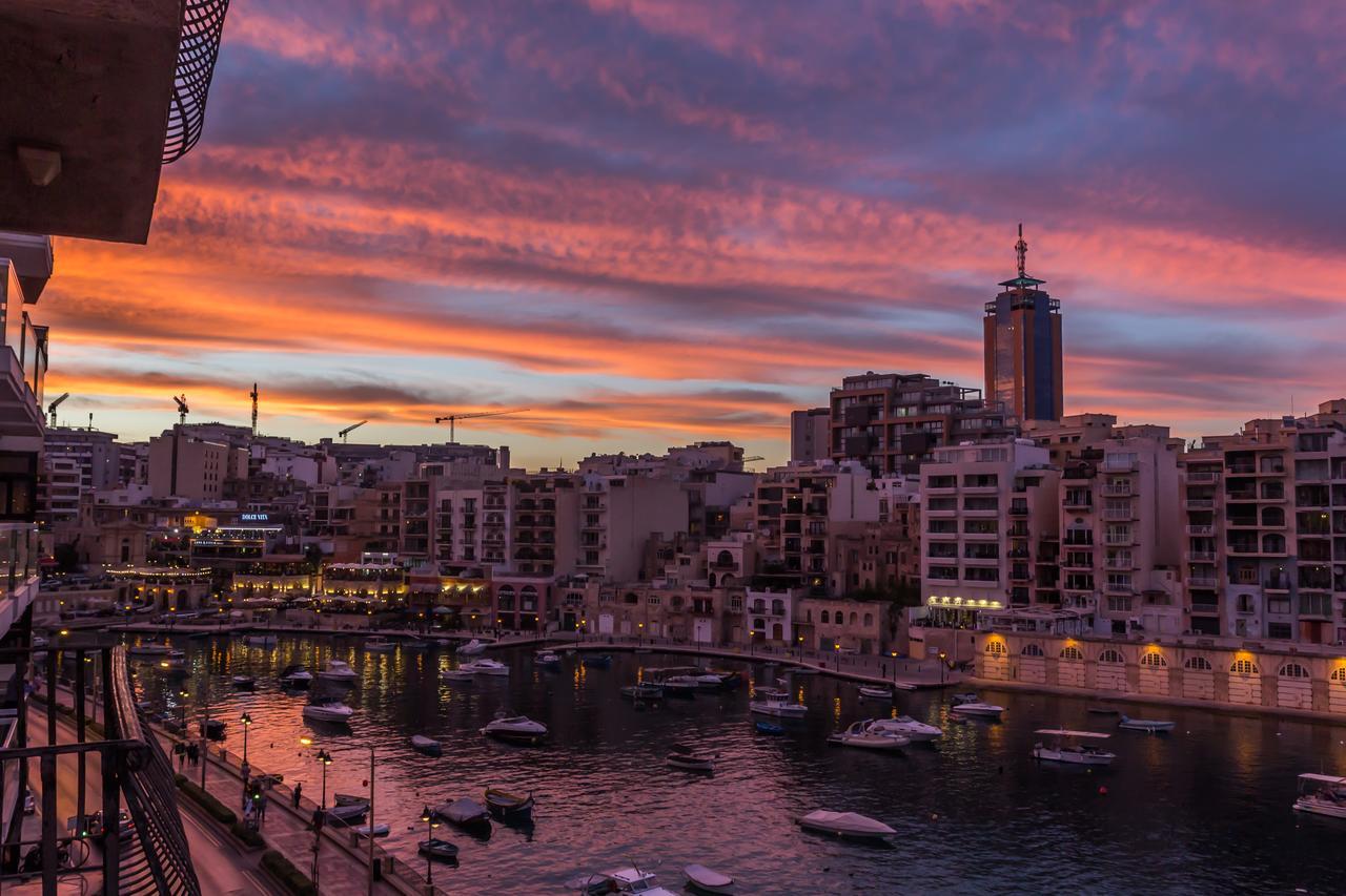 Spinola Bay Top Floor Seafront 3 Bedroom Apartment With Panoramic Sea Views - By Getawaysmalta Saint Julian's Exterior foto