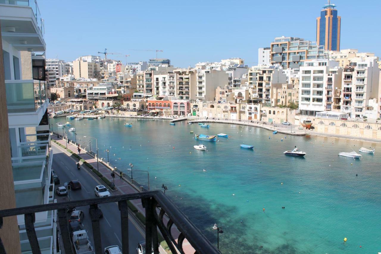 Spinola Bay Top Floor Seafront 3 Bedroom Apartment With Panoramic Sea Views - By Getawaysmalta Saint Julian's Exterior foto